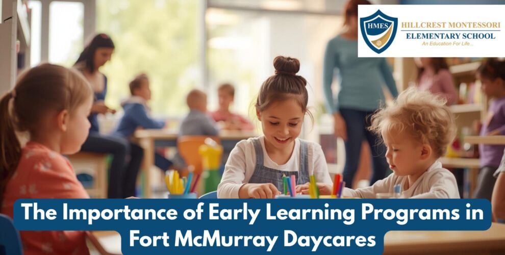 Child enjoying early learning program in Fort McMurray daycare